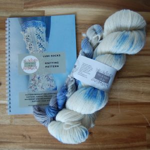 Lumi Socks - Knitting pattern and wool pack